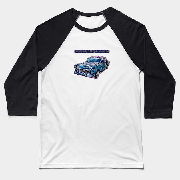 1955 Chevrolet Bel Air Baseball T-Shirt by ElArrogante